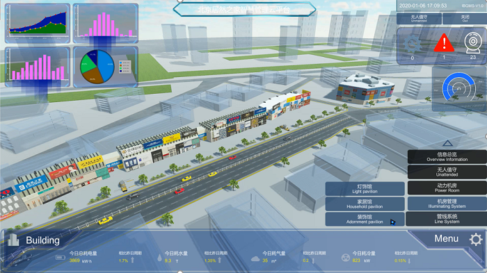 居然之家北京十里河店樓宇智能化平臺(tái)